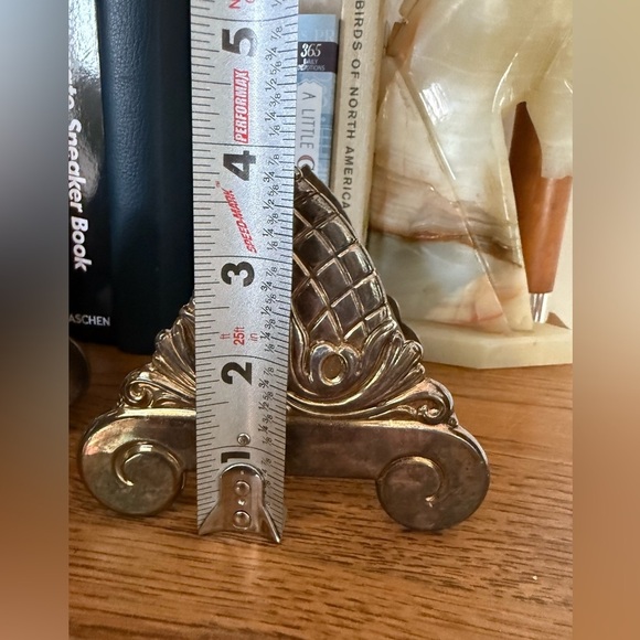 Vintage Sheffield Silver-Plated Ornate Napkin & Knife Holders Set - Picture 9 of 12